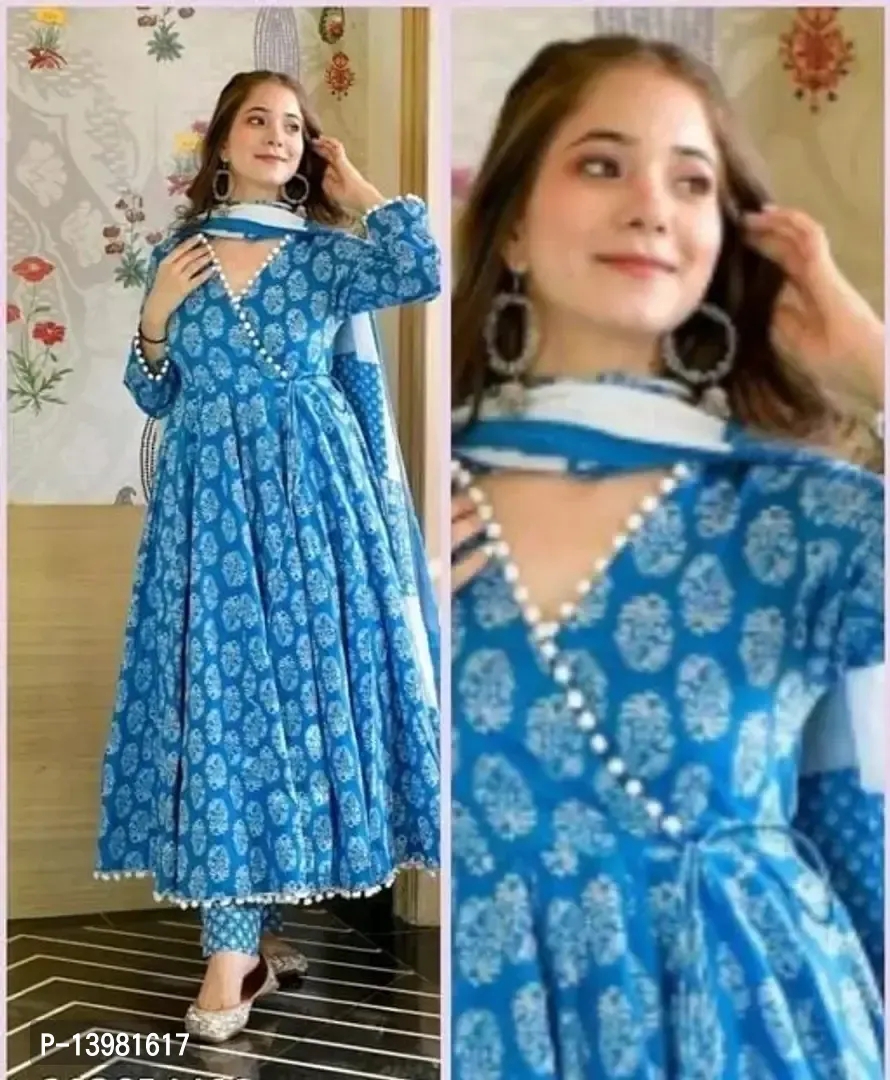 Classic Rayon Printed Kurtis for Womene - L