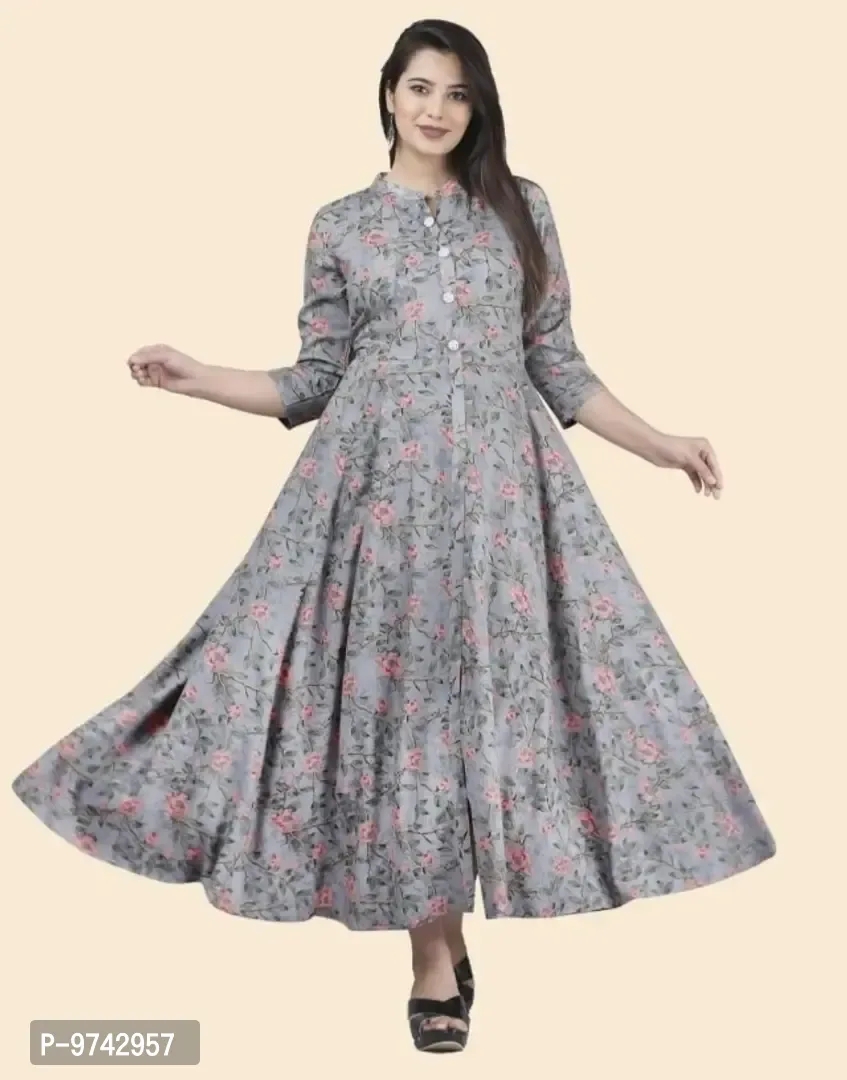 Stylish Fancy Rayon Kurti For Women  - L