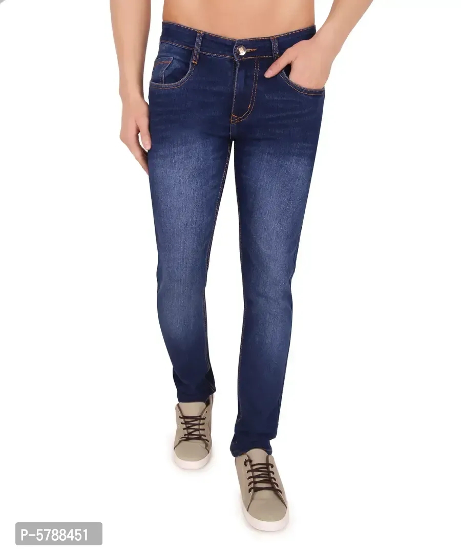 Men's Regular Fit Denim Jeans - 34