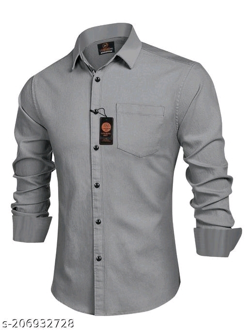 Men Formal Shirt  - M, Cornflower Blue