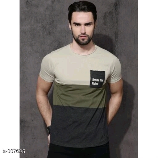 Trendy Cotton Mens T-shart - XL