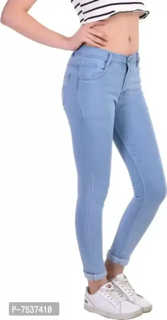 Fashionable Exclusive Womens Skinny fit Jeans Round Pocket. - 30