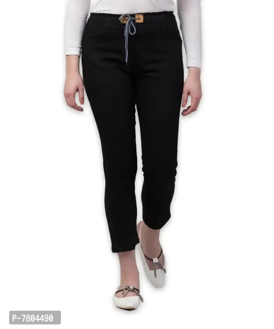 Premium Choice for Women  Girls |  Black Jogger Jeans - 32