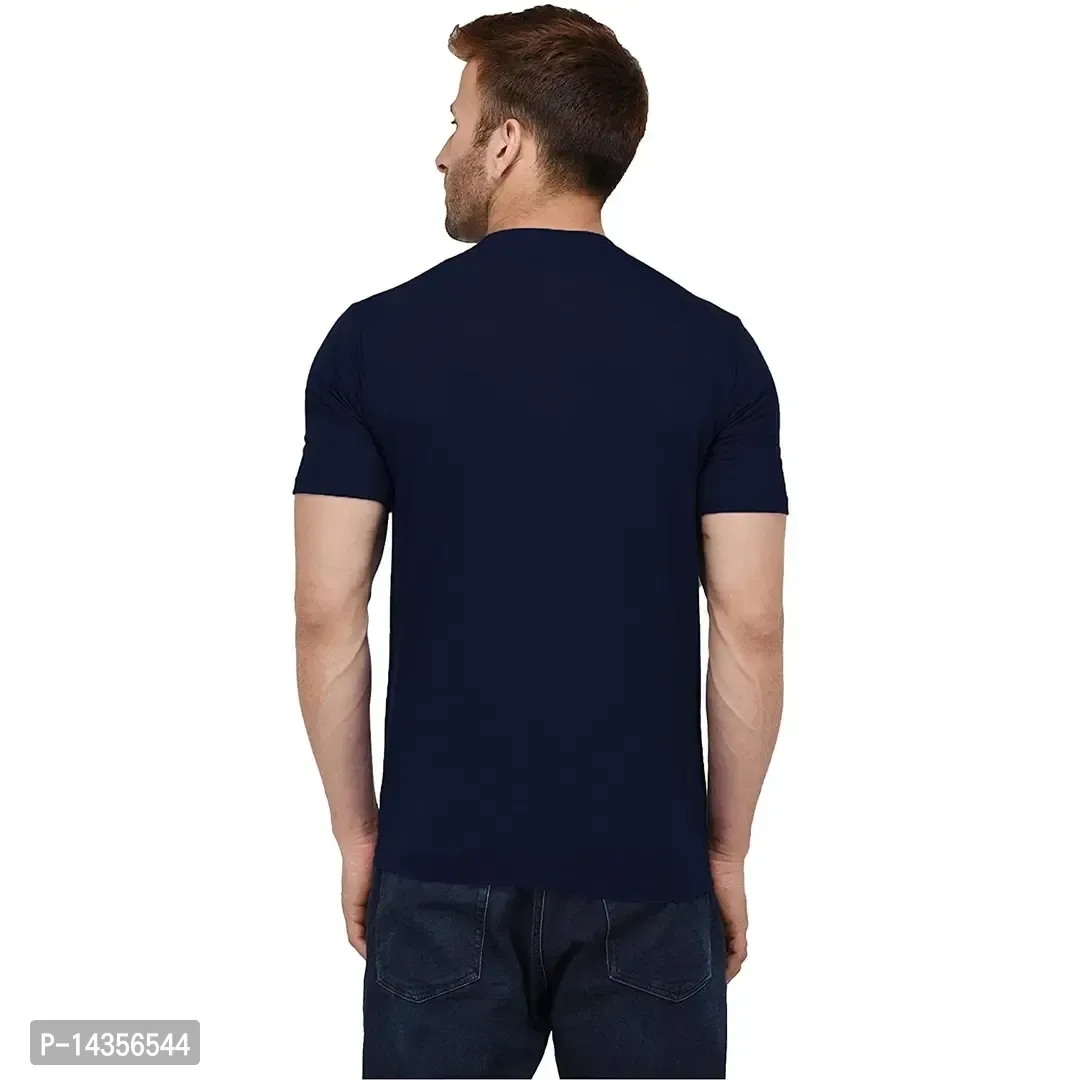 Navy Ble Tshart For Men - L