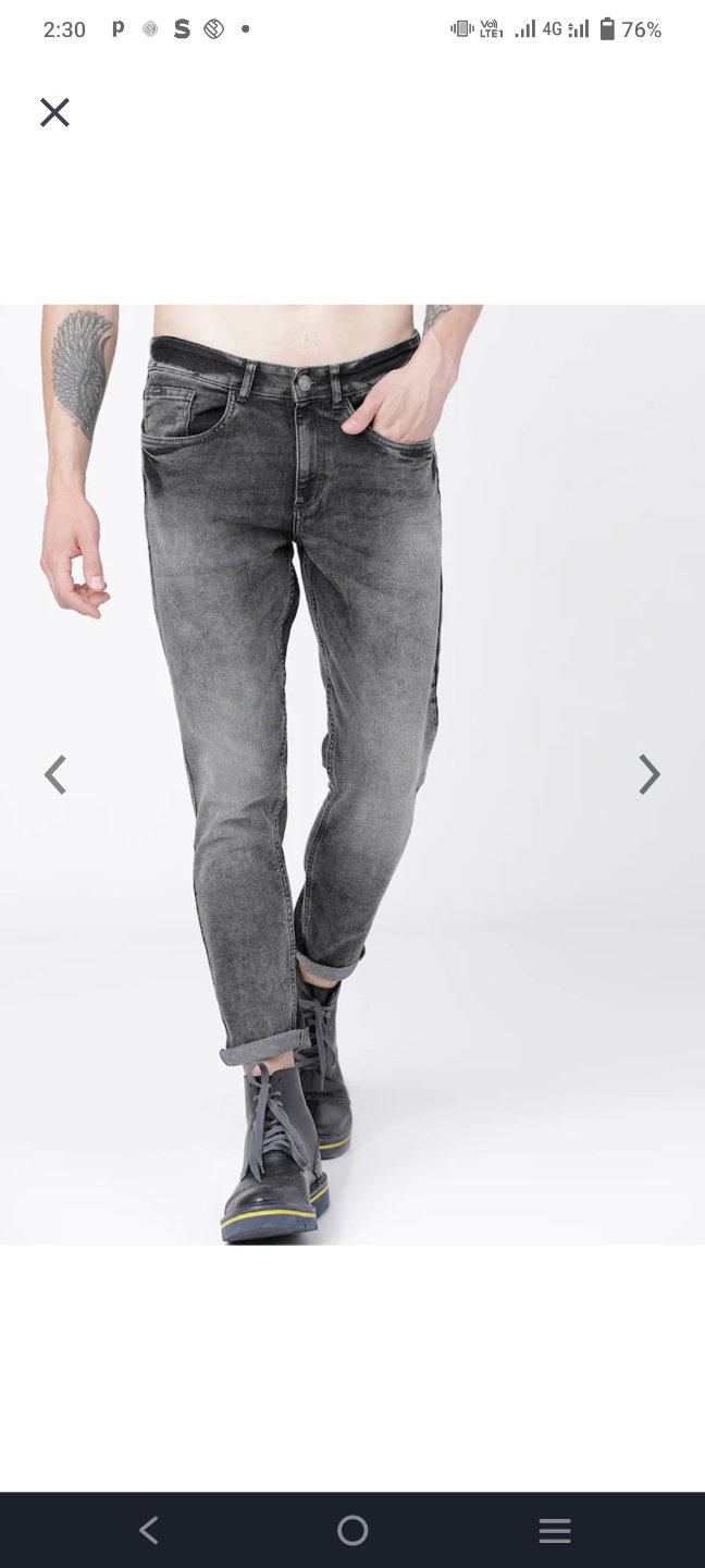 Men Skinny Fit Jeans - 34