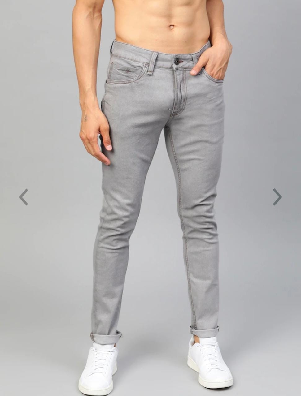 Men Skinny Fit Strachable Jeans - 32