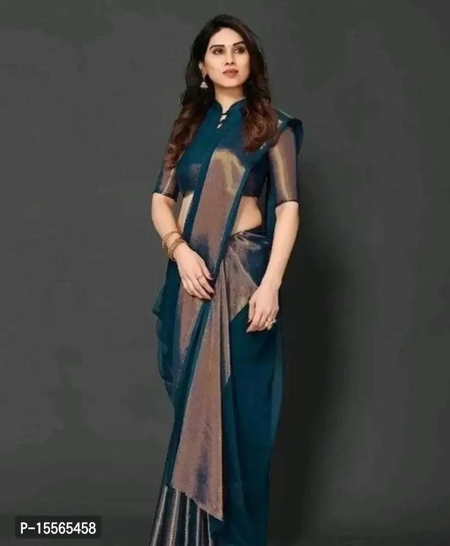 Stylish Fancy Chiffon Saree With Blouse Piece For Women