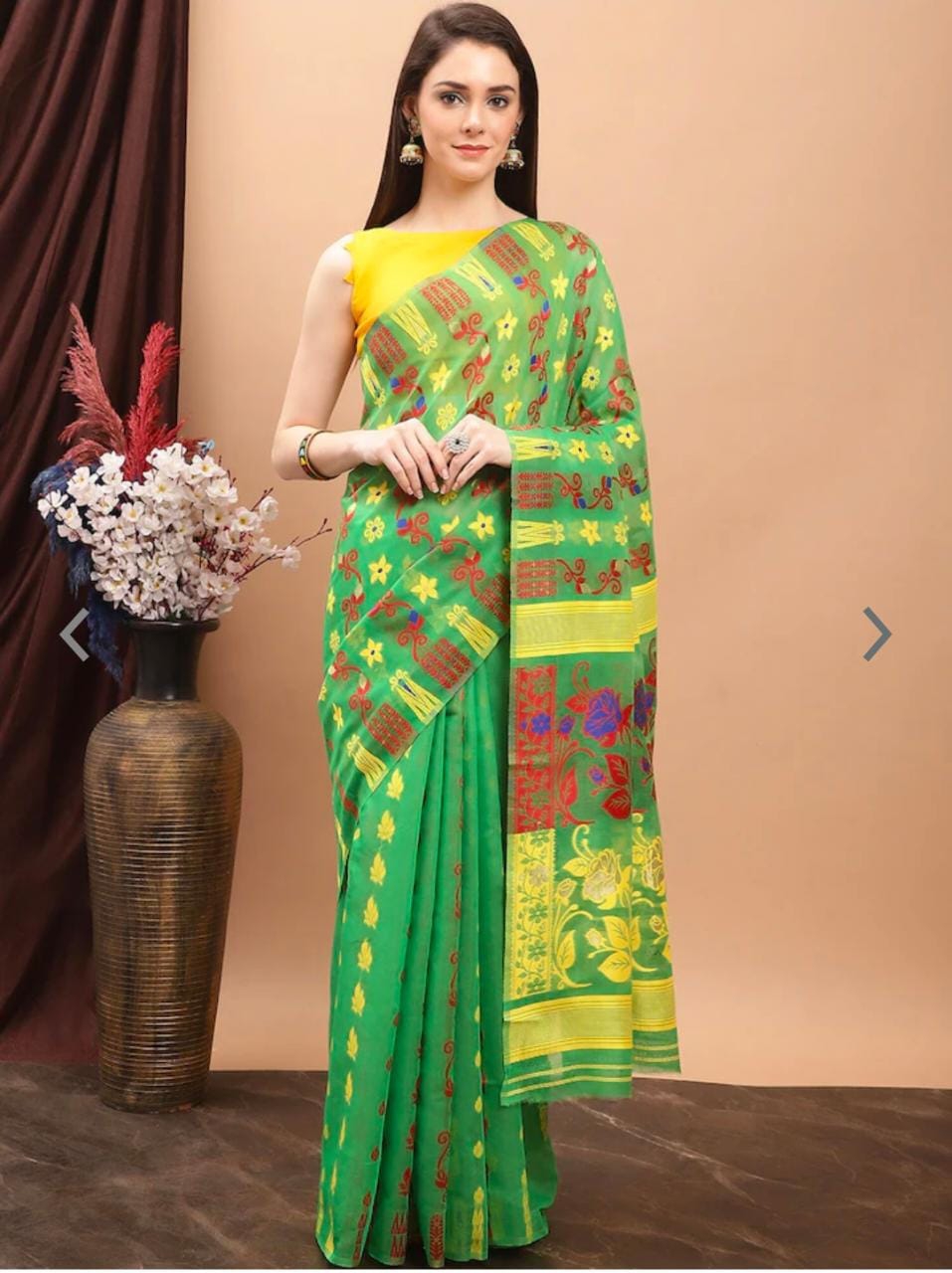 Jamdani Silk Cotton Saree 