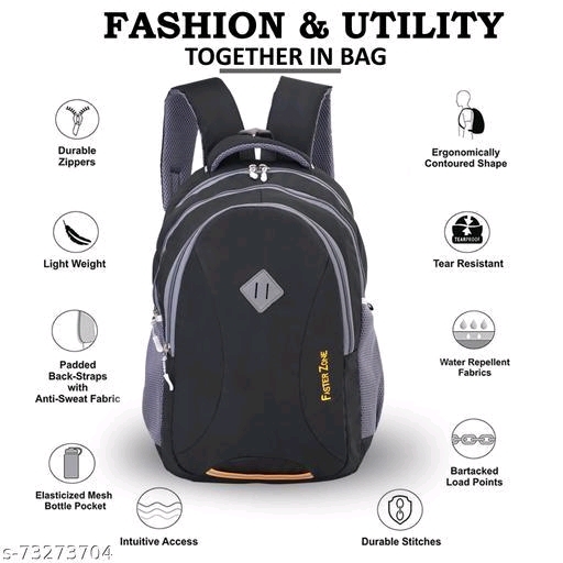 Fz0010black Backpacks