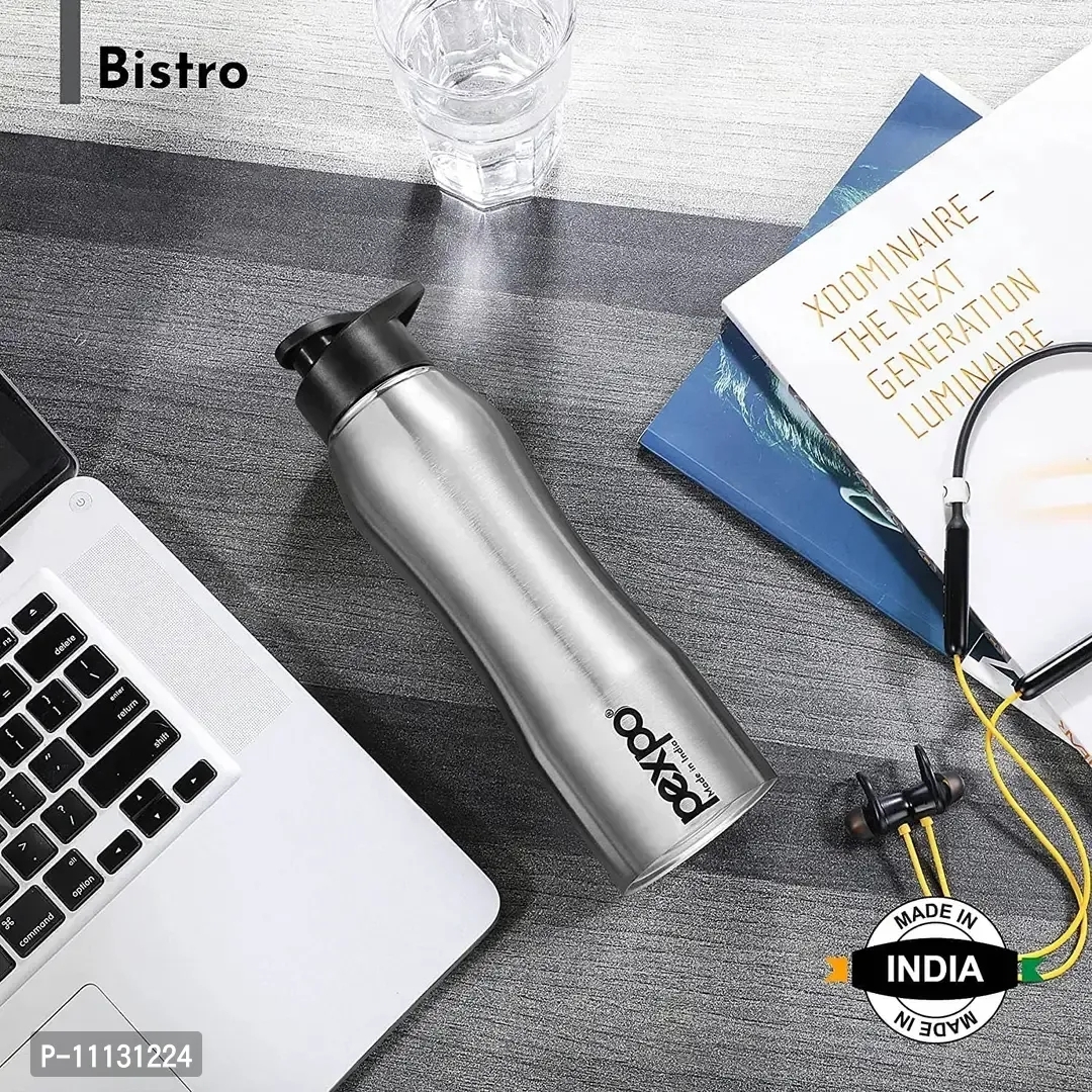 Pexpo 750ml Stainless Steel Sports/fridge Water Bottle