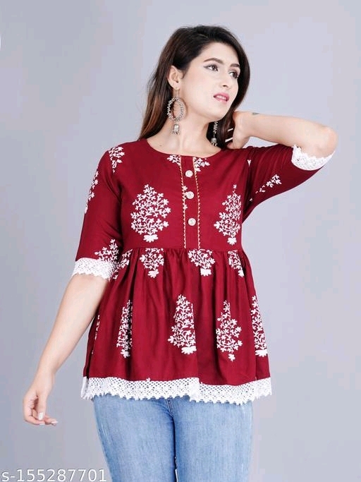 Pretty Sensational Women Tops & Tunics  - M