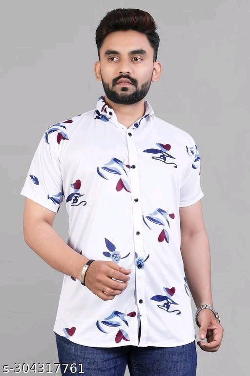 Men Regular Fit Solid Casual Shirt - M