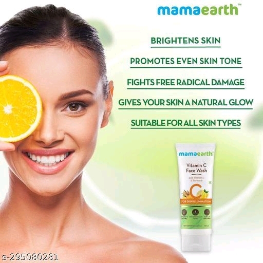 Mamaearth Vitamin C & Turmeric Face Wash 100ml