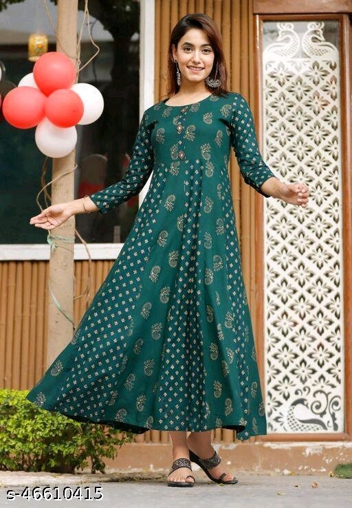 Bantia Voguish Kurtis - XL, Japanese Laurel