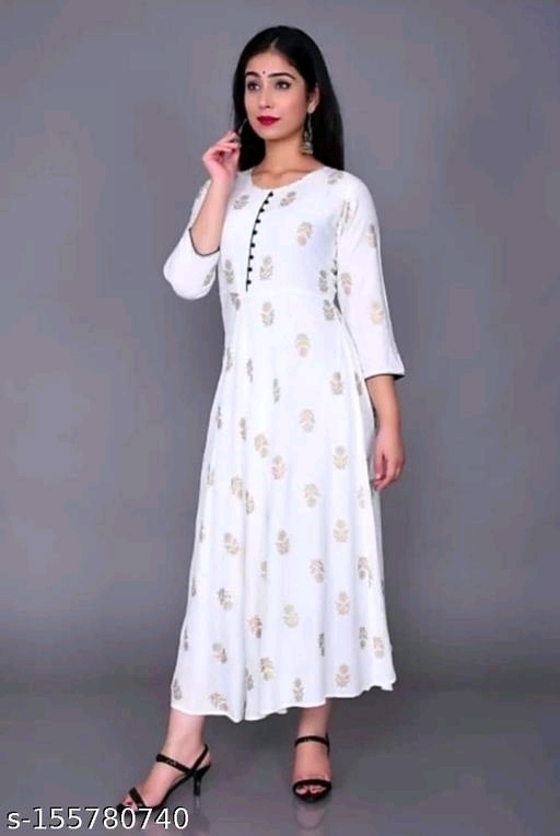 Sanwariya Enterprisesss Avery Beautiful Rayon Sawan Lehriya Kurti  - XXL