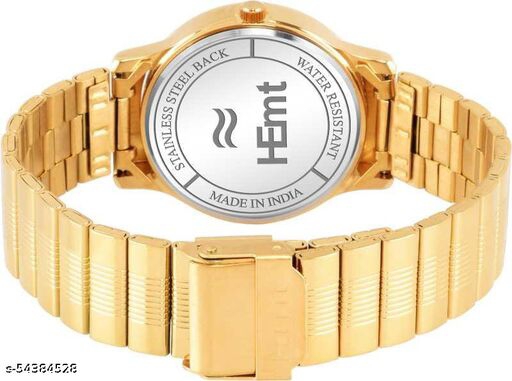Buy HEMT Golden Dial Analog Watch for Men - HM-GR300-GLD-CH at Amazon.in