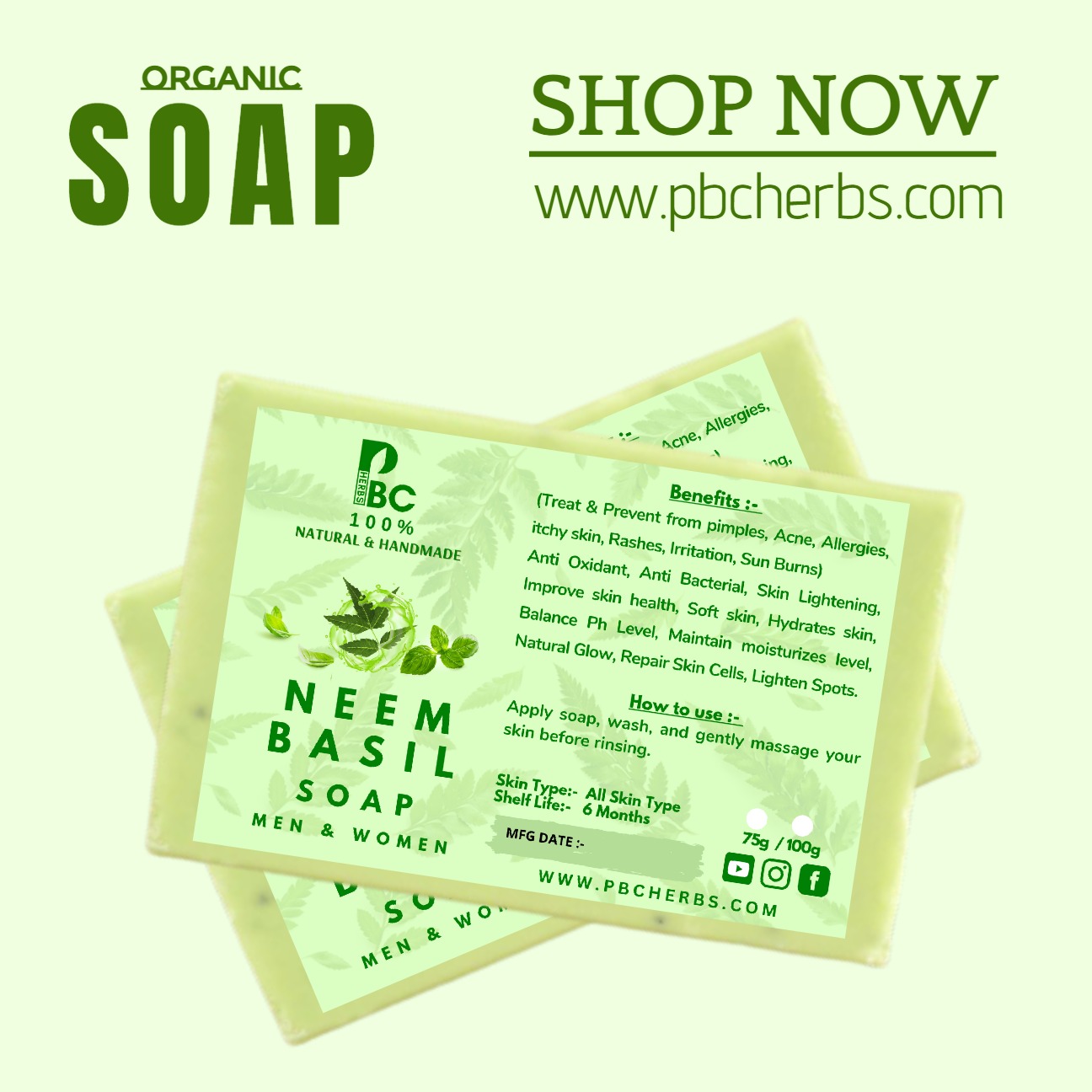 NEEM BASIL SOAP