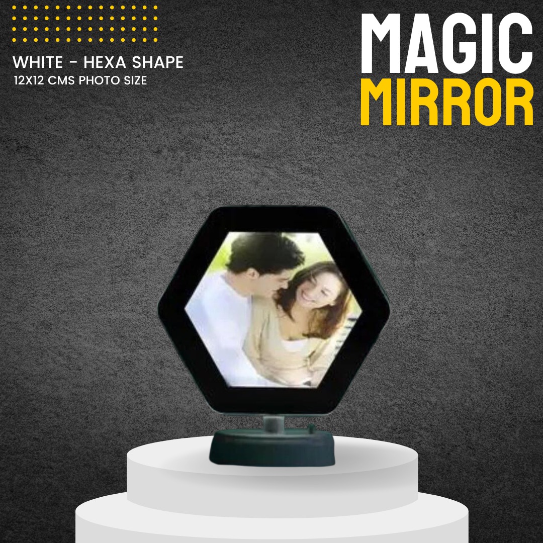 Magic Mirror - Small Hexa White