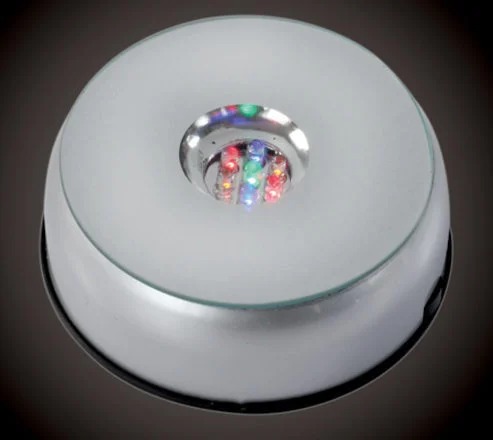 RGB Rotating LED Base For Crystal - Big