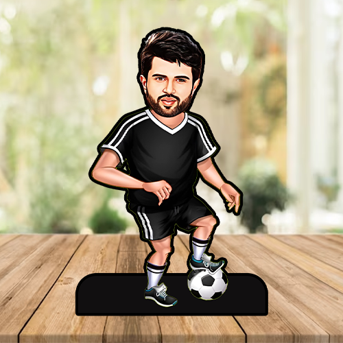 ACC38 - Football Player - Caricature Cartoon Frame