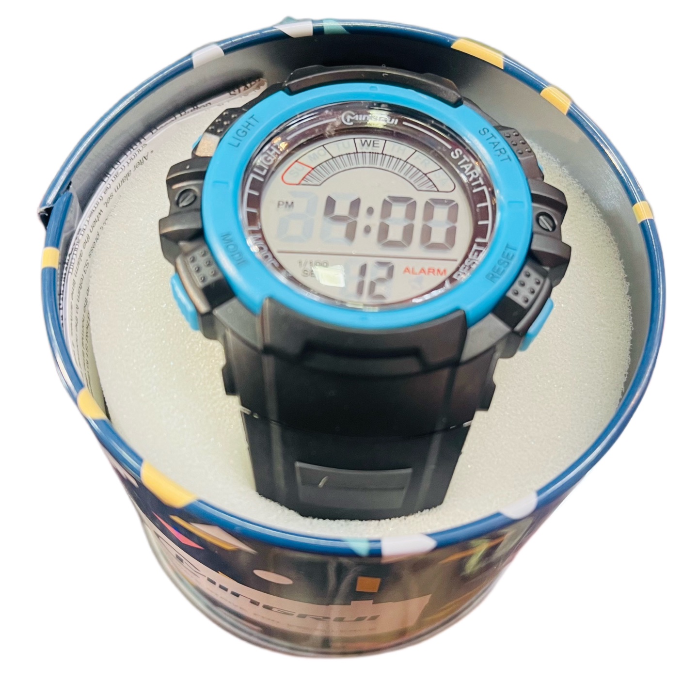 Digital Sport Watch MINGRUI Alarm Chronograph Light NWOT New Battery | eBay