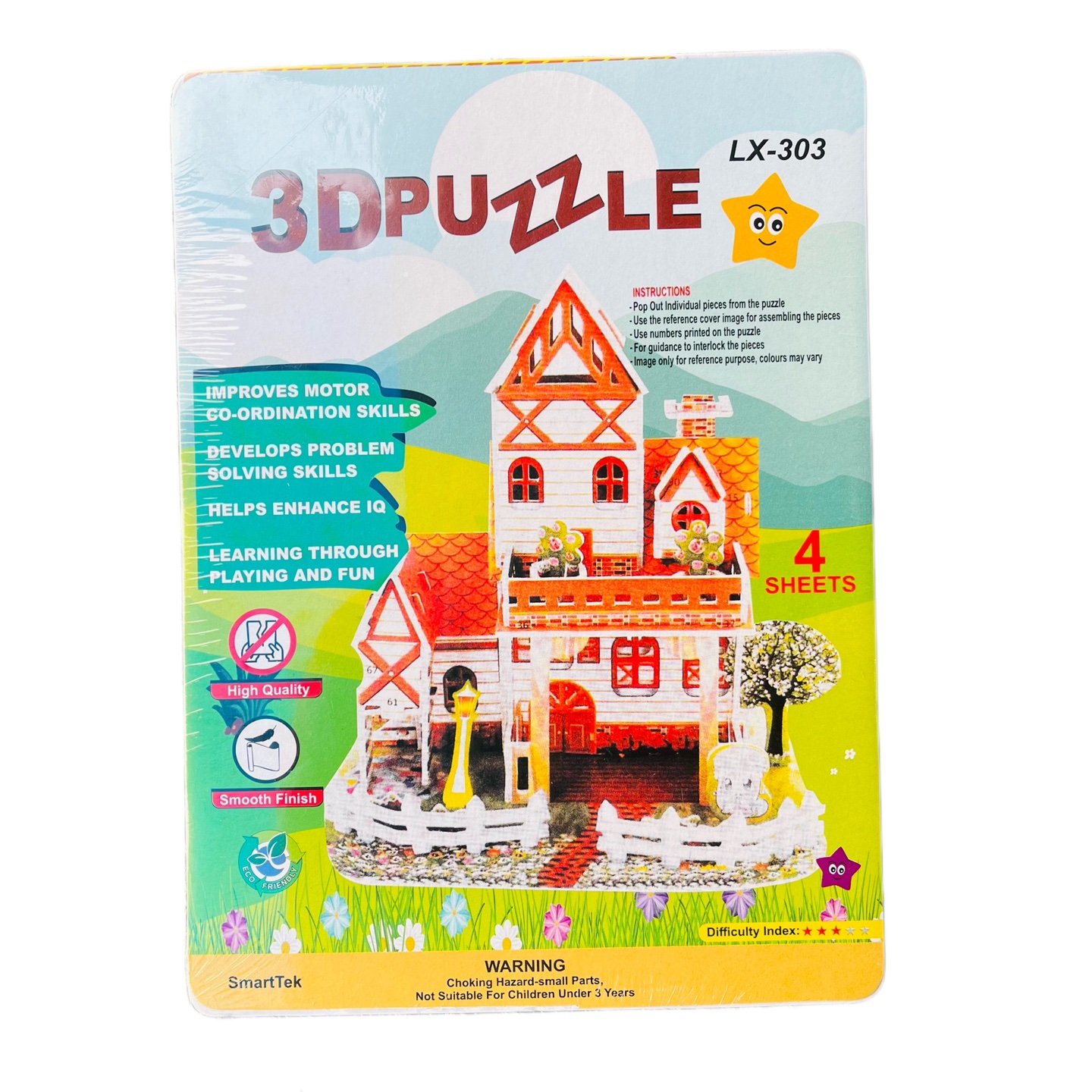 3D Puzzle - SKU112CODE, Mansion