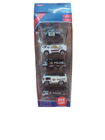 Metal Police Car Set - SKU434CODE