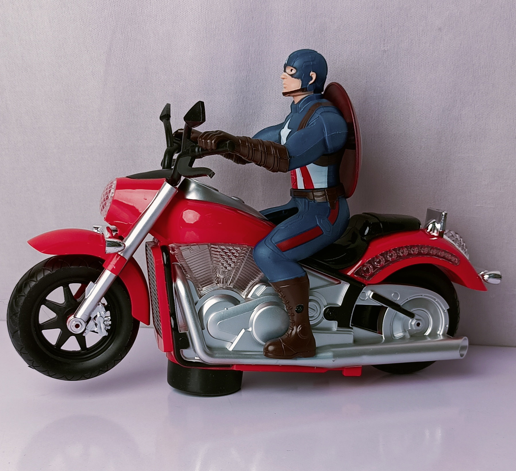 Captain America With Bike