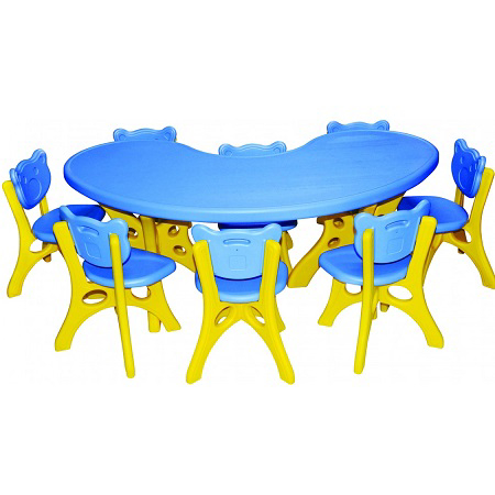 Moon Desk Small Plastic Table  - A