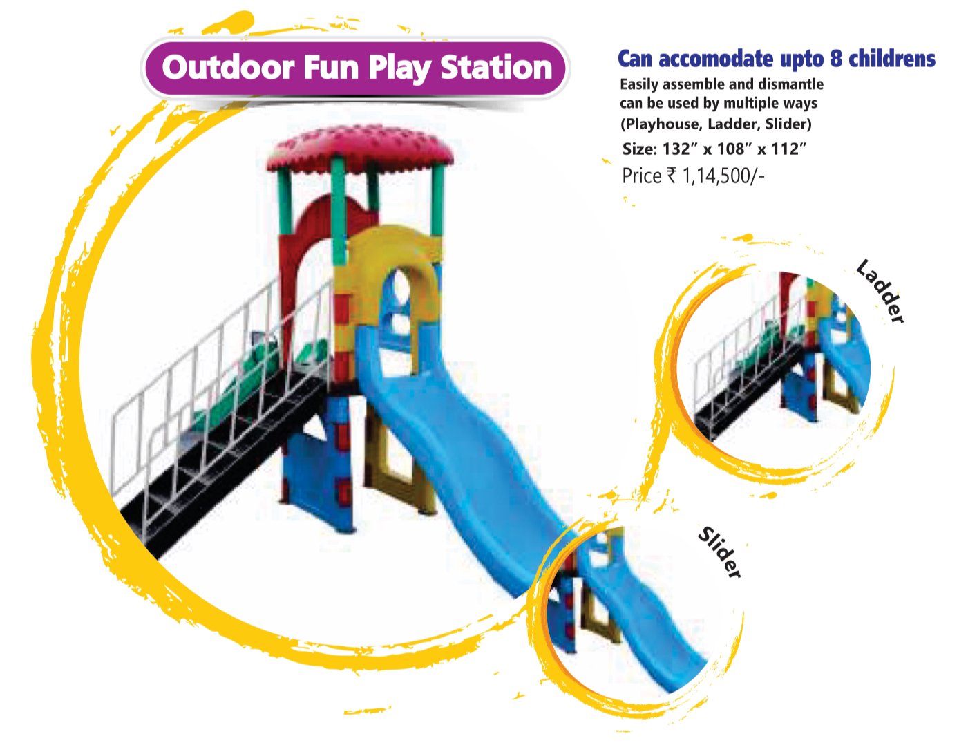 Playtool Playschool Catalogue Outdoor Fun Play station Set