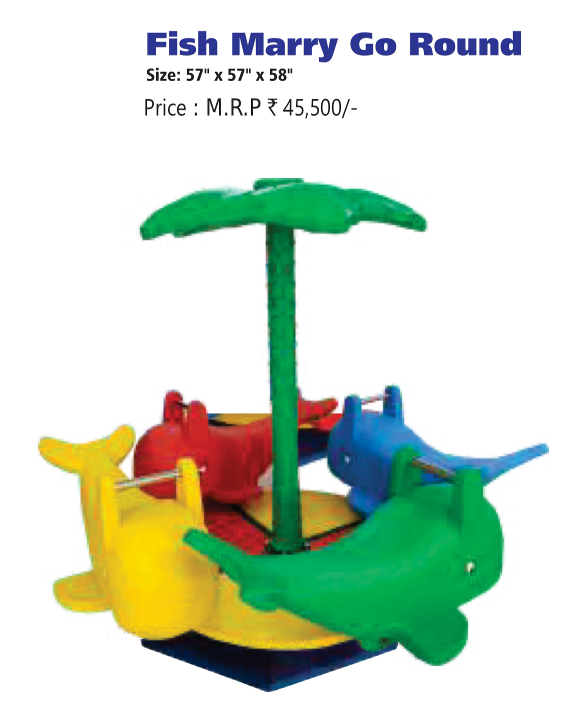 Playtool Playschool Catalogue Fish Merry Go Round