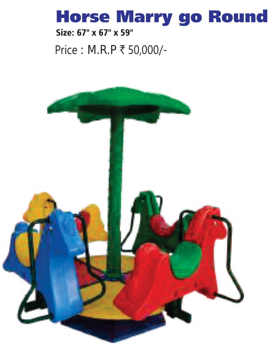 Playtool Playschool Catalogue Horse Marry Go Round