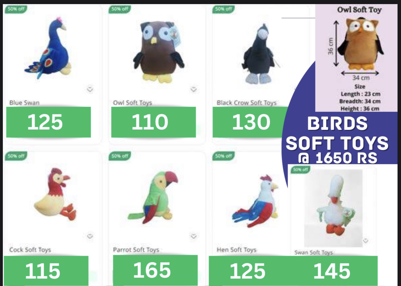 Bird Soft Toys