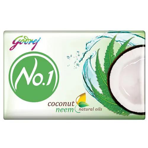 Godrej Coconut & Neem Bathing Soap, Natural Oils - 150g - (Pack 4)