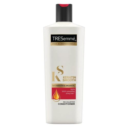 Tresemme Keratin Smooth Pro Collection Conditioner With Keratin & Argan Oil, Lower Sulphate Formula Upto 100% Smoother Shiny Hair  - 80ml