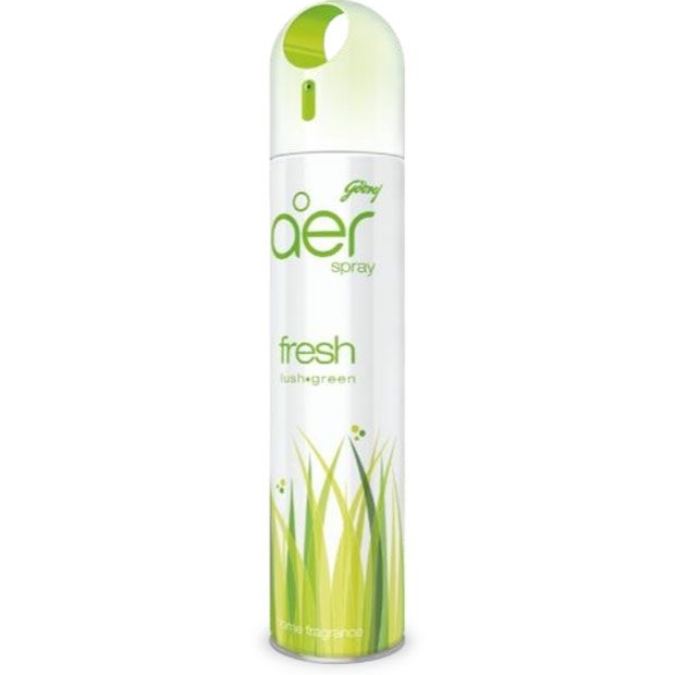 Godrej Aer Air Freshener Spray- Fresh, Lush Green , Home Fragrance - 240ml