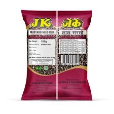 JK  Sarsoo Red Whole/ Mustard Seed Red  - 100g