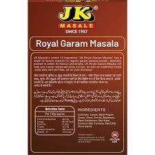 Jk  Royal Garam Masala - 100g - Box