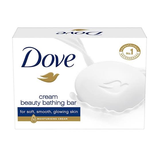 Dove Cream Beauty Bathing Bar - For Soft, Smooth Skin - 125g - (Pack Of 3)