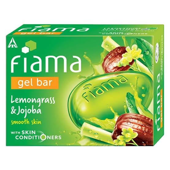 Fiama Gelbar Lemongrass And Jojoba Gelber, Smooth Skin - With Skin Conditioners - 125g(Pack Of 3)