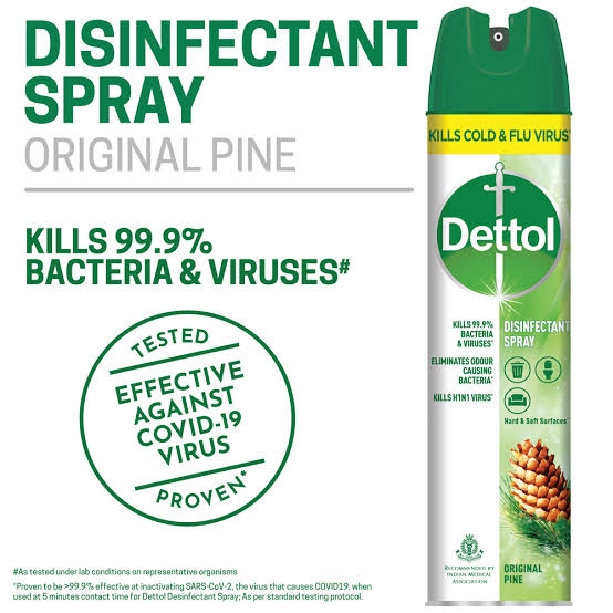 Dettol Surface Disinfectant Spray - Original Pine,  Kills Germs & Bacteria - 225ml