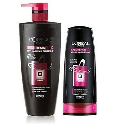 Loreal Paris Fall Resist 3X Anti Hair Fall Conditioner, Prevents Hair Fall, Upto 90% Hair Fall Reduction - 192.5ml