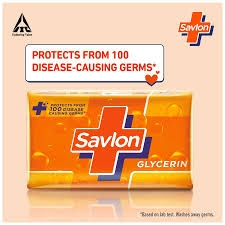 Savlon Glycerine - Protects From 100 Disease Causing Germs. - 125g (Pack Of 5)