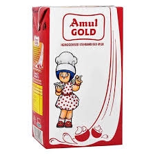 Amul Gold Homogenised Standardised Milk  - 500ml -carton