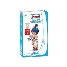 Amul Taaza Homogenised Toned Milk  - 200ml -carton