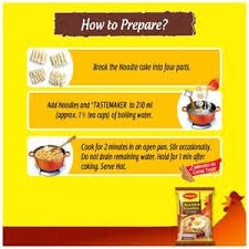 Maggi Chicken Noodles - Instant Meal, Goodness Of Iron - 71g (Pouch)