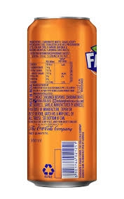 Fanta Soft Drik - Orange Flavoured, Refreshing  - 300ml - Can