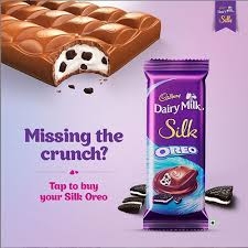 Cadbury Dairy Milk Silk Oreo - 60g