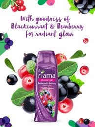 Fiama Shower Gel Black Current And BearBerry - 2×250ml (Multipack)