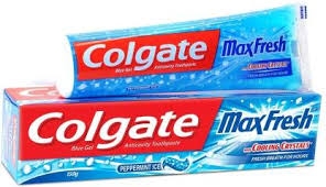 Colgate Toothpaste Max Fresh Blue Peppermint Ice Gel - 150g